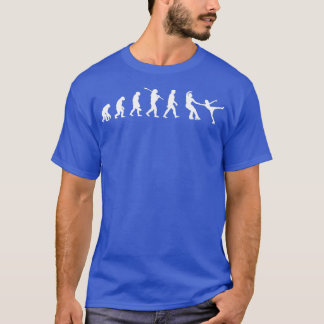 Abbildung Skaters Human Evolution Darwin T-Shirt