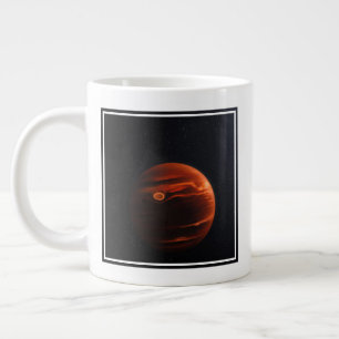 Abbildung von Exoplanet VHS 1256 B und seinen Ster Jumbo-Tasse