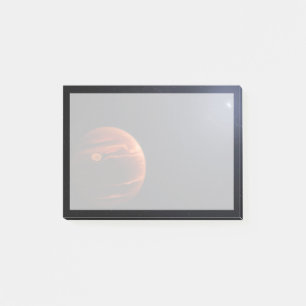 Abbildung von Exoplanet VHS 1256 B und seinen Ster Post-it Klebezettel