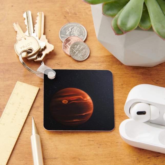 Abbildung von Exoplanet VHS 1256 B und seinen Ster Schlüsselanhänger (Schreibtisch)