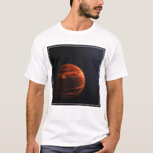 Abbildung von Exoplanet VHS 1256 B und seinen Ster T-Shirt