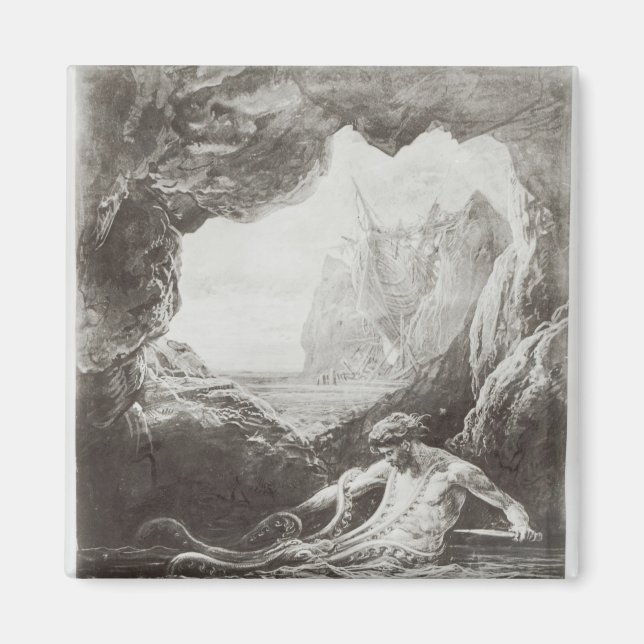 Abbildung von "Les Travailleurs de la Mer" Magnet (Vorne)