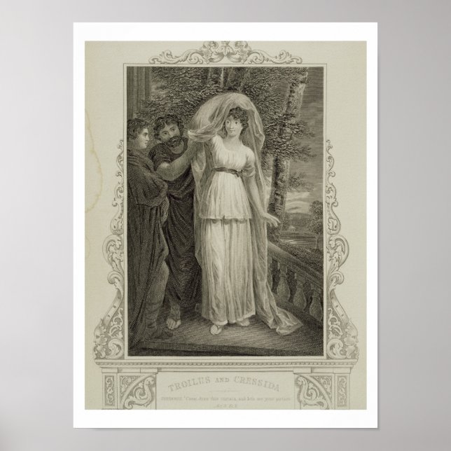 Abbildung von "Troilus und Cressida", Akt III, Poster (Vorne)