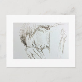 Abbildung Zeichnend Sketch-Postkarte Postkarte