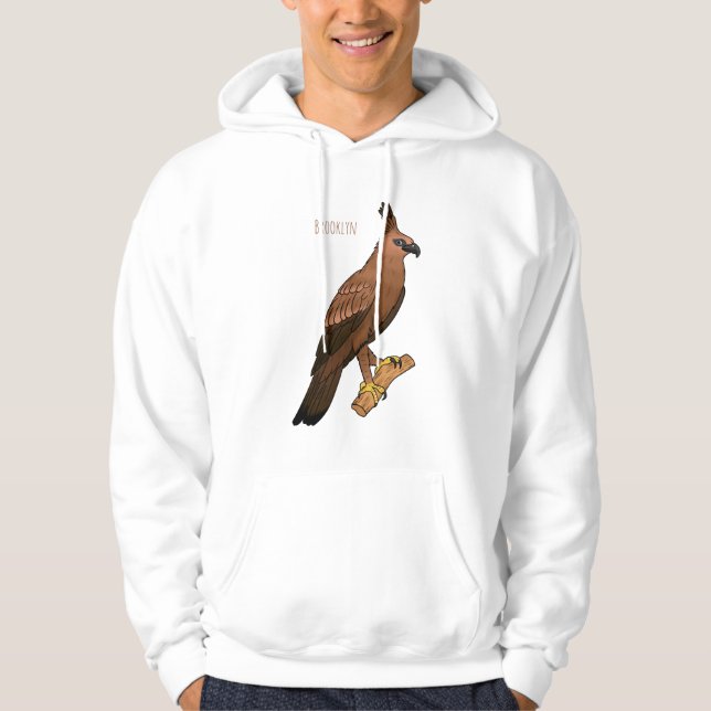 Abbildung zum Cartoon des Vogeladlers Hoodie (Vorderseite)