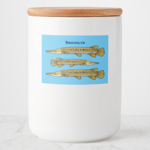 Abbildung zum Cartoon von Alligator Lebensmitteletikett