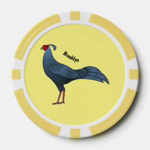 Abbildung zum Cartoon von siamesischen Feuervögeln Pokerchips