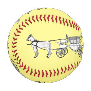 Abbildung zum Hochzeitspferd & Kutsche Cartoon Baseball