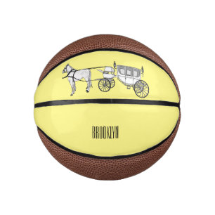 Abbildung zum Hochzeitspferd & Kutsche Cartoon Mini Basketball