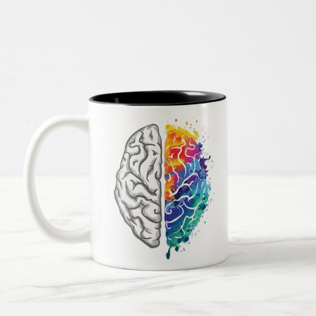 Abbildung Zweifarbige Tasse (Links)