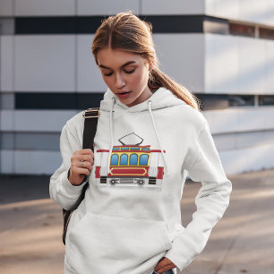 Abbildungen der Straßenbahn Hoodie
