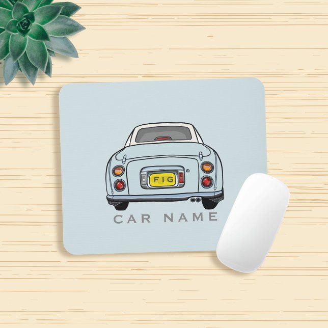 Abbildungen Pale Aqua Figaro Auto Mouse Pad Mousepad (Love pale aqua figaros and need a mouse mat? Add your name to this one!)