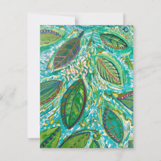 Abblättern Postkarte