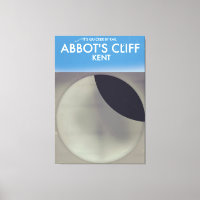Abbot's Cliff 'Sound Mirror' Kent Vintage Poster.