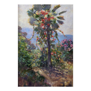 Abbott Fuller Graves Blütenreben auf Palme Poster