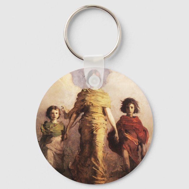 Abbott Handerson Thayer A Jungfrau Key Chain Schlüsselanhänger (Vorderseite)