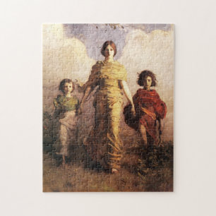 Abbott Handerson Thayer ein Jungfraupuzzlespiel Puzzle