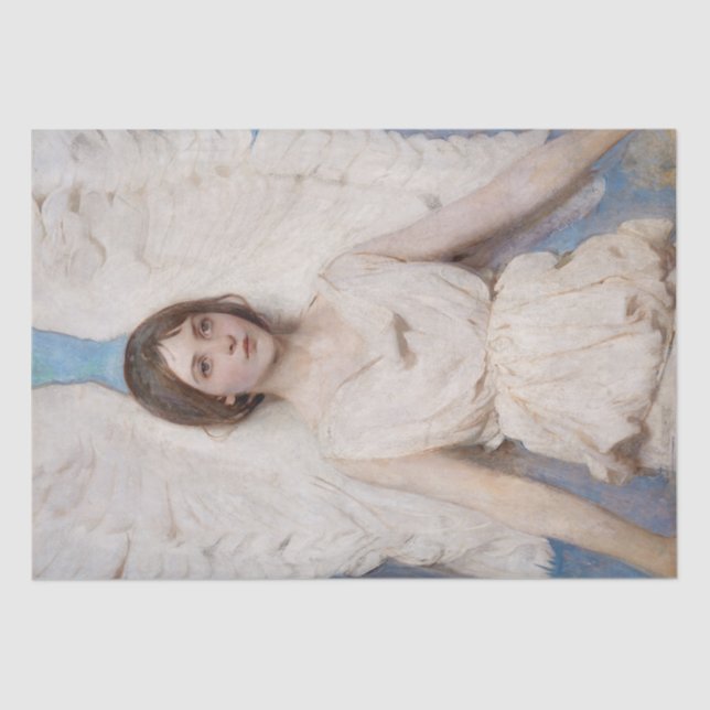 Abbott Handerson Thayer | Engel - 1887 Seidenpapier (Vorderseite)