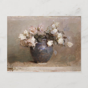 Abbott Handerson Thayer Rose Still Life Blume Postkarte