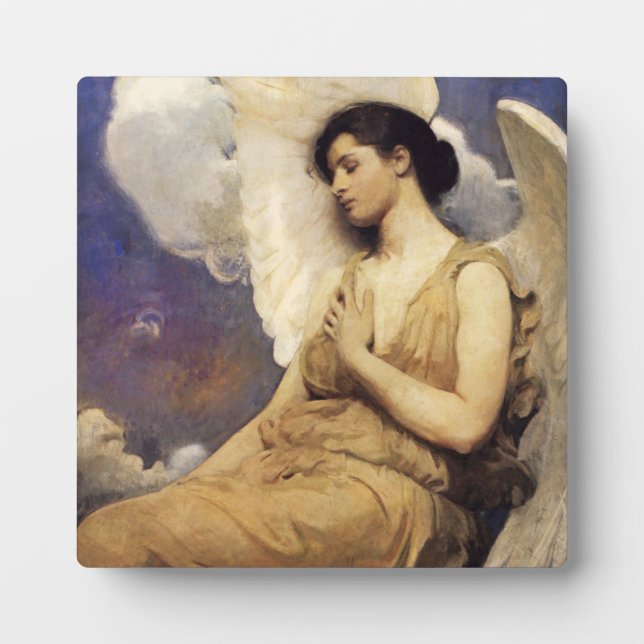 Abbott Handerson Thayer Winged Figure Plaque Fotoplatte (Vorderseite)