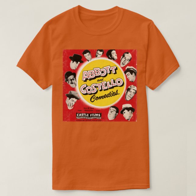 Abbott und Costello Comedies T-Shirt (Design vorne)