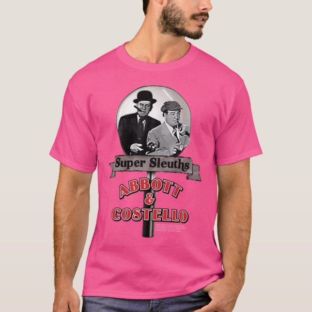 Abbott und Costello Super Sleuths T-Shirt (Vorderseite)