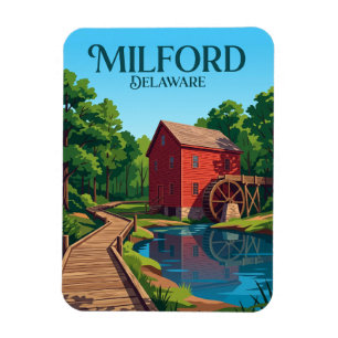 Abbott's Mill Naturzentrum USA Magnet