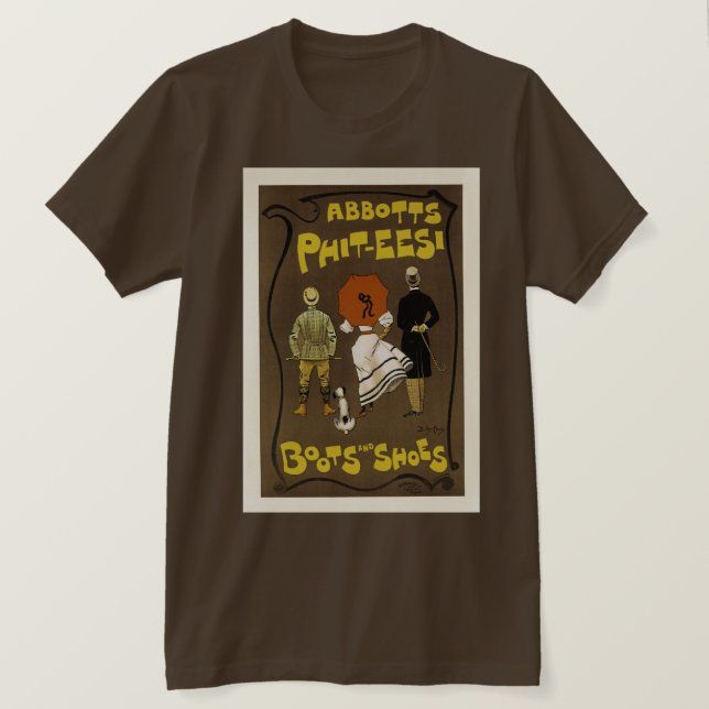Abbotts Phit-Eesi ~ Stiefel und Schuhe T-Shirt (Design vorne)