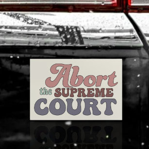 Abbrechen des Obersten Gerichtshofes Pro-Choice Ca Auto Magnet