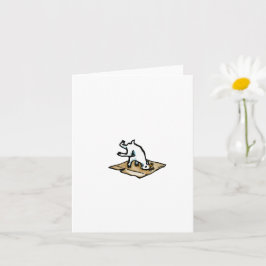 "Abbrechen", leere Grußkarte Karte