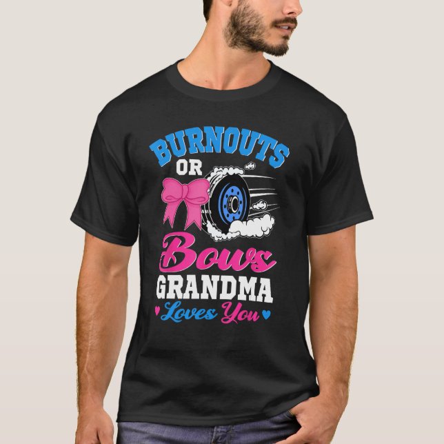 Abbrennen oder Schleifen Oma liebt dich Geschlecht T-Shirt (Vorderseite)