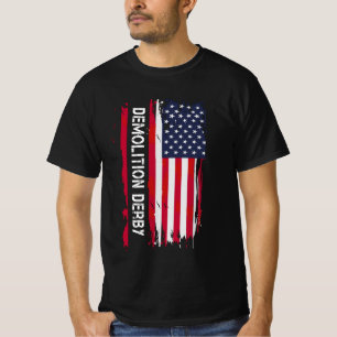 Abbruch Derby Patriotic USA Flag T-Shirt