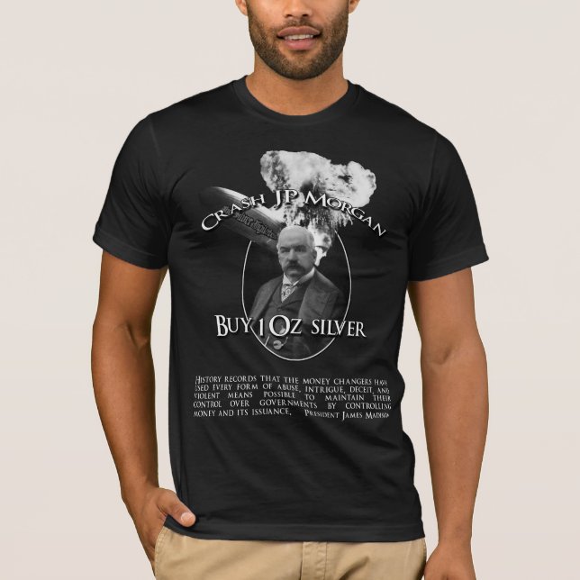 Abbruch JP Morgan mit Madison-Zitat T-Shirt (Vorderseite)