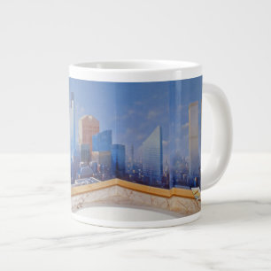 Abbruch Londons New York Jumbo-Tasse