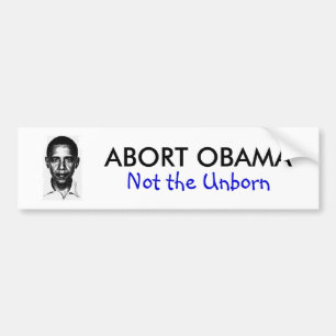 ABBRUCHobama-AUTOAUFKLEBER Autoaufkleber