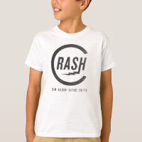 Abbruchs-Jungen-T-Shirt - Schwarzes