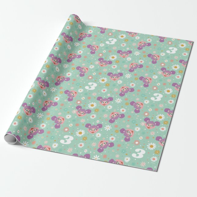 Abby Cadabby Birthday Woodland Pattern Geschenkpapier (Ungerollt)