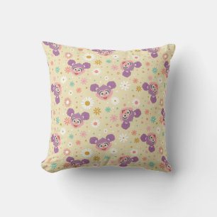 Abby Cadabby Blumen-Gesicht-Muster Kissen