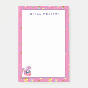 Abby Cadabby Cupcake-Party-Muster Post-it Klebezettel