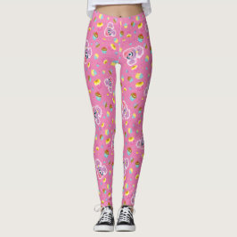 Abby Cadabby Cupcake Party Pattern Leggings