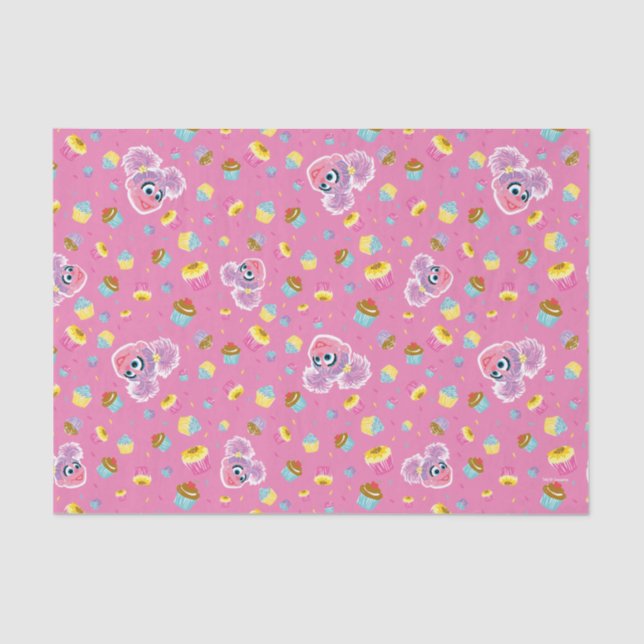 Abby Cadabby Cupcake Party Pattern Seidenpapier (Vorderseite)
