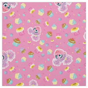 Abby Cadabby Cupcake Party Pattern Stoff