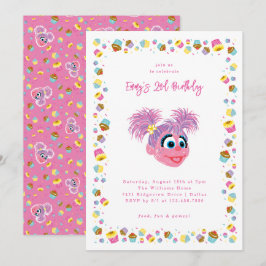 Abby Cadabby Cupcakes & Confetti Birthday Einladung