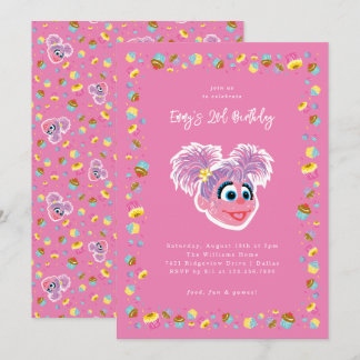 Abby Cadabby Cupcakes & Konfetti Geburtstag Einladung