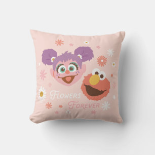 Abby Cadabby & Elmo Blume für immer Kissen