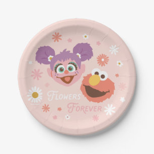 Abby Cadabby & Elmo Blume für immer Pappteller