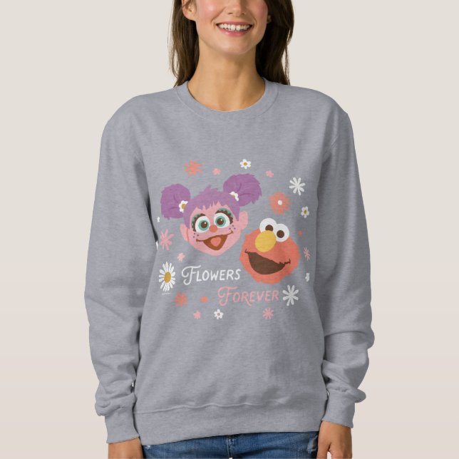 Abby Cadabby & Elmo | Blume für immer Sweatshirt (Vorderseite)