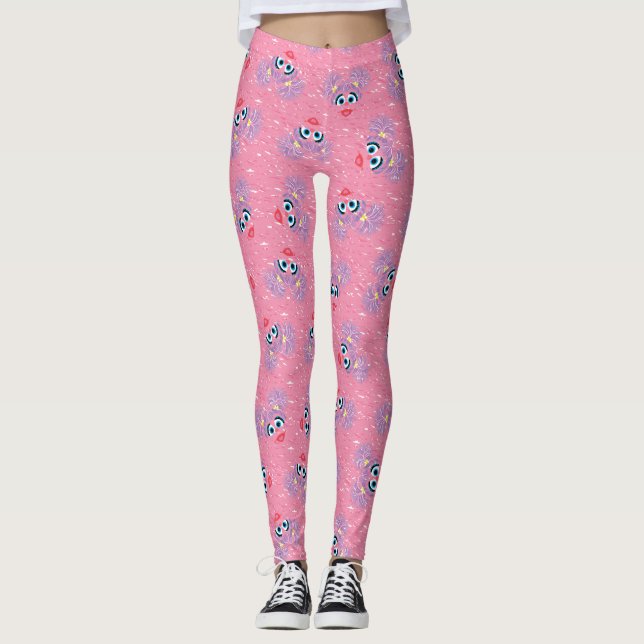 Abby Cadabby Fur Face Pattern Leggings (Vorderseite)