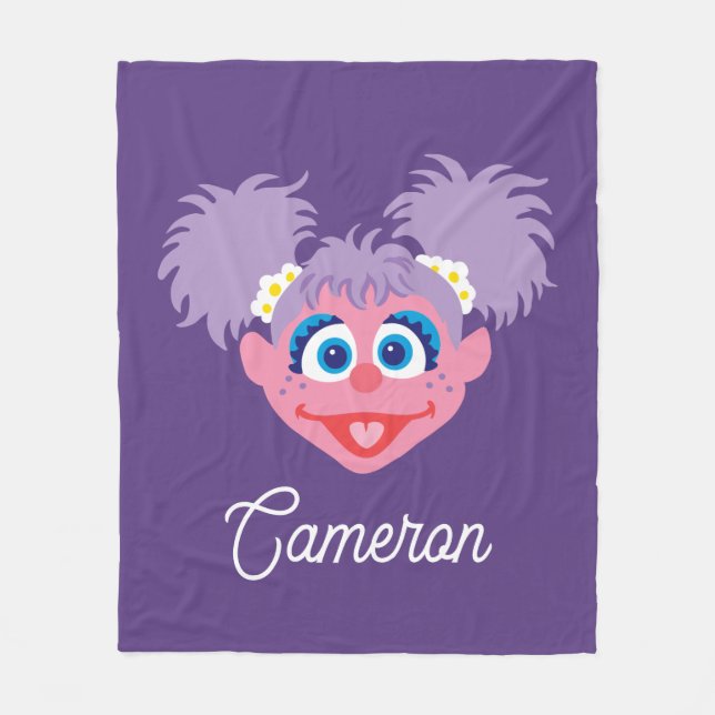 Abby Cadabby Gesicht Fleecedecke (Vorderseite)