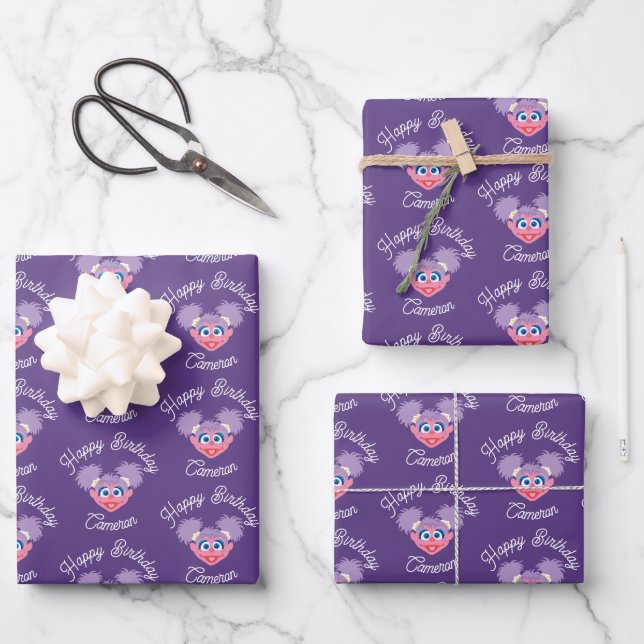 Abby Cadabby Gesicht Geschenkpapier Set (Vorderseite)